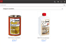 Tablet Screenshot of naturstein-pflege.com